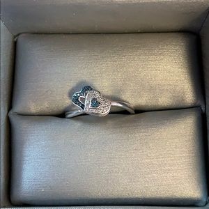 Diamond ring from Zales— Sterling Silver